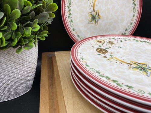 VILLEROY & BOCH Winter Bakery Delight Salad Plate (21.5cm) (8 1/2") SET OF 6 NIB - 第 6/18 張圖片