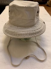 Dorfman Pacific Kinder Caps 100 Cotton Aussie Style Kids 2-6X Tan