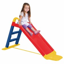 Kinderrutsche 141 x 60 x 78 cm Rutsche für Kinder mit Leiter und Handgriffen NEU