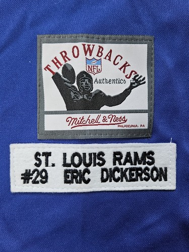 Authentic Mitchell & Ness NFL Los Angeles Rams Eric Dickerson Football Jersey - Picture 9 of 13