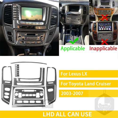 Toyota Land Cruiser For Lexus LX 2003-2007 Accessories Carbon Fiber Car Interior - Picture 49 of 61
