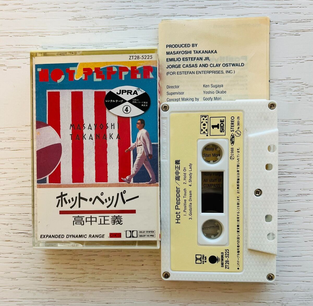 Masayoshi Takanaka HOT PEPPER Cassette Tape City Pop Fusion Masayoshi Takanaka HOT PEPPER Cassette Tape City Pop Fusion