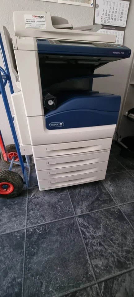 Multifunktionsnetzwerk Drucker XEROX WorkCentre 7535 - Bild 3 von 4