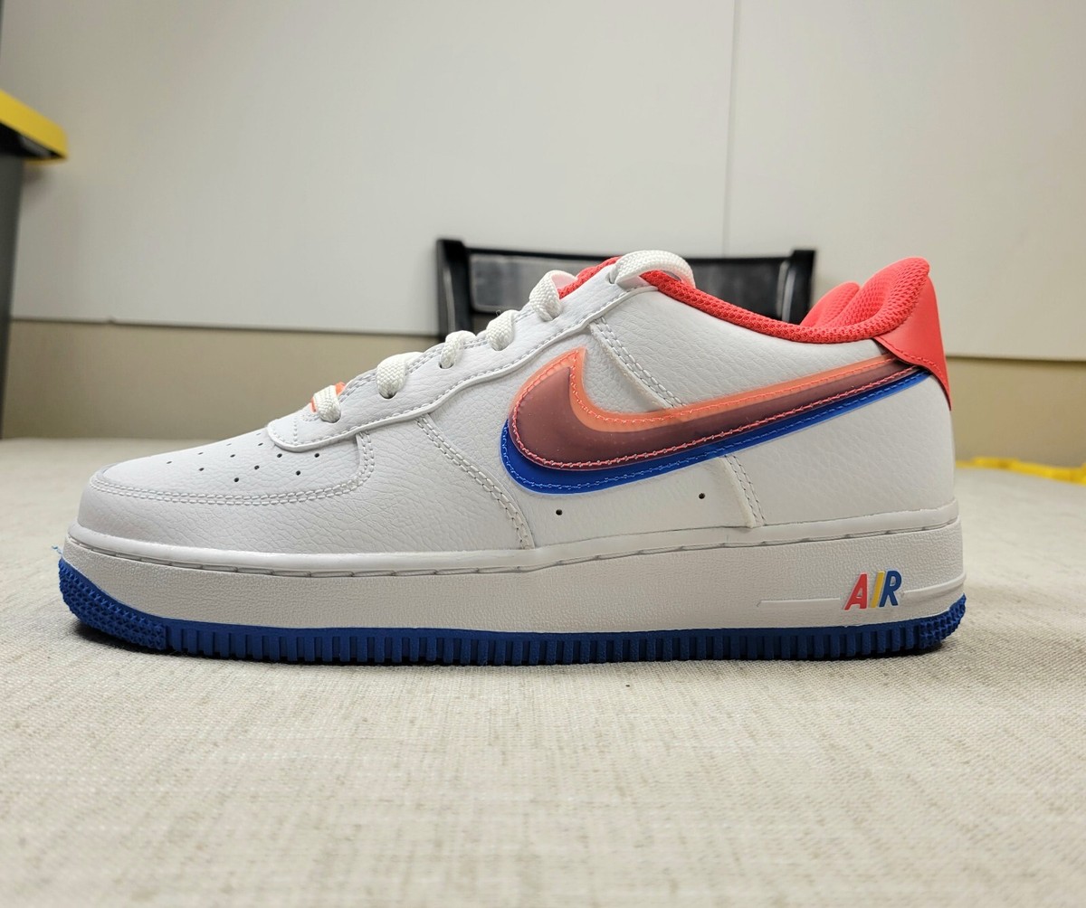 Nike シューズ ホワイト/ブルー 5 US 新品 ラスト1点 】26 5㎝ NIKE Air Force 1 Low ナイキ エア