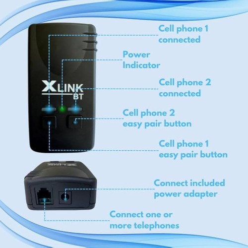XLINK BT HD Bluetooth Gateway. Make Your Vintage Phone Work With Your Cell NEW! - Zdjęcie 2 z 7