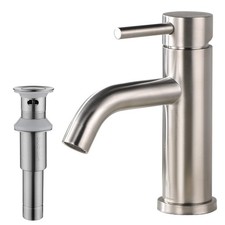 Bathroom Sink Faucet: Single Handle Bathroom Faucet with Pop Up Drain, Bathro...
