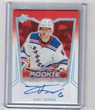 2021-22 SPX Rookie Signature Zac Jones SPXR-ZJ Upper Deck Auto
