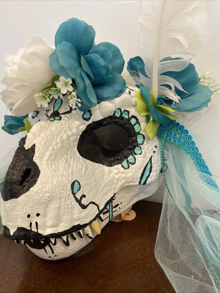 Day Of The Dead Dino Mask Fursuit - Image 3 of 4