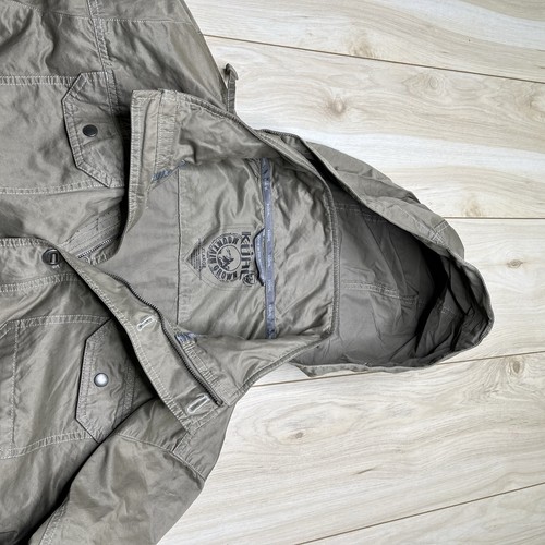 Chaqueta Kuhl Kollusion Cremallera Completa Para Hombre Talla XL Verde Recubierta de Cera Exterior Con Capucha - Imagen 13 de 14