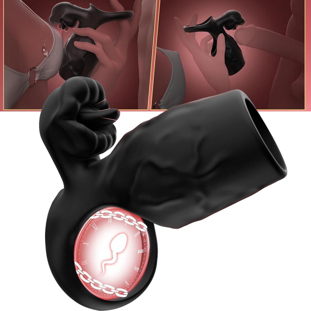 Penisring Vibrator Penis Massagegerät Cockring Sex Spielzeug für Männer Paare