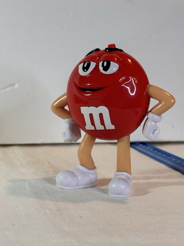 Rot Gelb M & M Figur Figur Kunststoff aufklappbar Schmuckschatulle Akimbo Behälter Posten - Bild 3 von 10