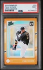 6523 Paul Skenes 2024 Donruss Optic Orange Prizm Rated Prospect /199 PSA 9