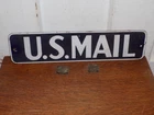 Vintage US Mail Porcelain Sign