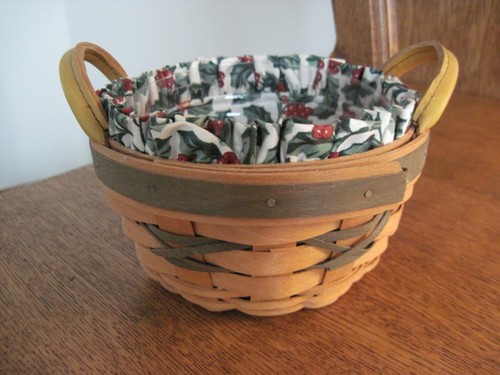 Longaberger 1999 Peppermint & 2000 Let It Snow kleine Körbe - Bild 6 von 23