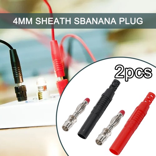 4mm Straight Wire Solder DIY Connectors for Instrument Testing Set of 2 - Picture 9 of 24