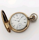 Antique 1895 Illinois Grade 140 Model 1 7j 6s Hunter Case Pocket Watch Runs