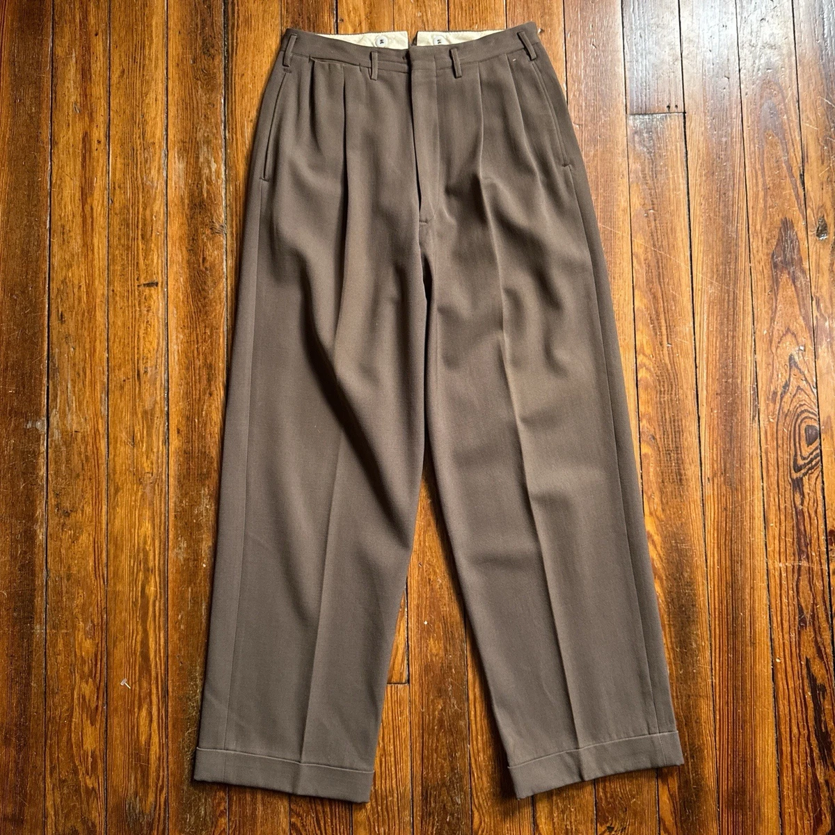 Gabardine Vintage Pants for Men for sale - eBay