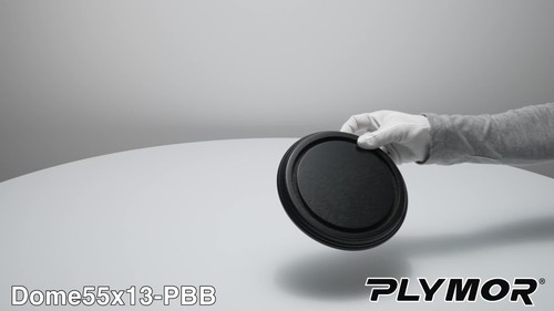 Cúpula de exhibición de vidrio Plymor de 5,5" x 13" (base de chapa de madera negra) - Vídeo 1 de 1