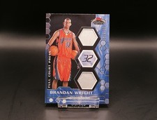 2007-08 Topps Stadium Club Full Court Press Relics /199 Brandan Wright Rookie RC
