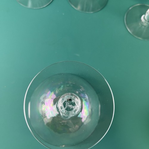 4 Fostoria Drink / Sorbet Stemmed Glasses Iridescent Delicate Classy Vtg - Picture 8 of 14