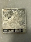 Trump Train - Square Shaped 1 oz Silver Bar