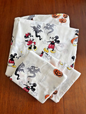 POTTERY BARN Kids Full Sheet Set Mickey Mouse HALLOWEEN 4 Piece Set 100 Cotton