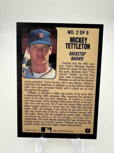 1992 Fleer Lumber Company Singles - You Pick - Baseball - Picture 13 of 27