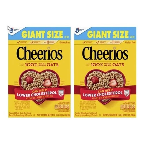 General Mills 2 Pack/20oz Each Breakfast Cereal