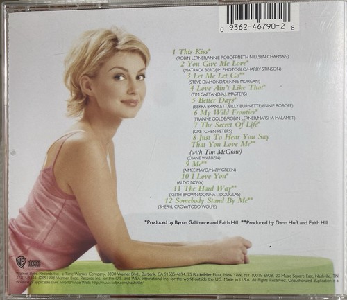 Faith Hill FAITH Music CD LIKE NEW Free Shipping - Foto 2 di 4