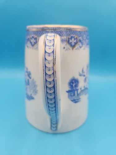 Antigua jarra/crema Villeroy Boch Wallerfangen Sarr AZUL SAUCE 6" - Imagen 4 de 15
