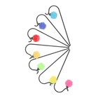 7 PCS Luminous Decorative Plug- Flower Dollhouse Accessory