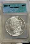 1880 S US Morgan Silver Dollar $1 MS63 ICG