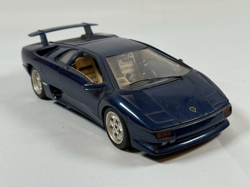 Modellino pressofuso Burago scala 1/18 Lamborghini Diablo - Blu - Foto 9 di 11