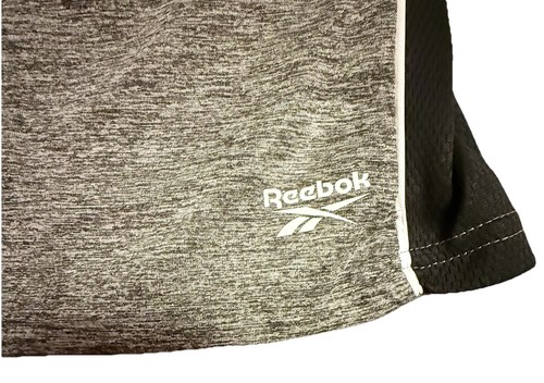 Reebok Shorts Youth MEDIUM (10 - 12) Gray & Black Activewear - Picture 2 of 9