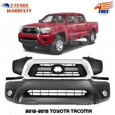 Front Bumper Cover & Grille Assembly Chrome For 2012-2015 Toyota Tacoma