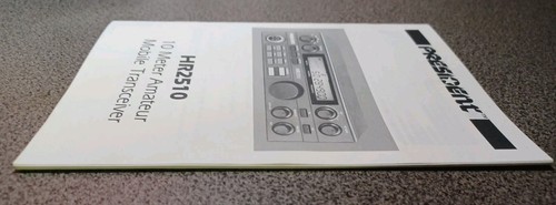 Uniden President HR2510 10 Meter Mobile Transceiver Instruction Manual Complete - Zdjęcie 10 z 11