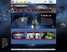 Lego 5982 Space Police Smash'n'Grab Retired - I used this to design the game.
