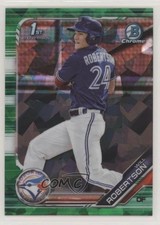 2019 Bowman Chrome Draft Sapphire Edition Green 26/50 Will Robertson y1g