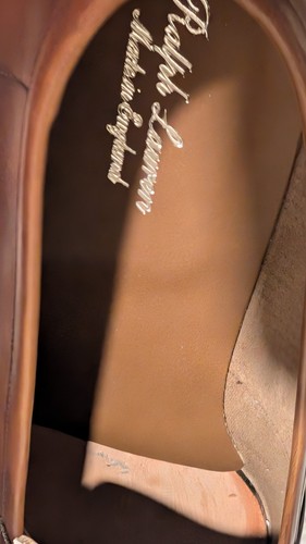 New $2k Ralph Lauren 11D Edward Green Tarlton Spectator Brown White Loafer Shoes - Picture 13 of 19