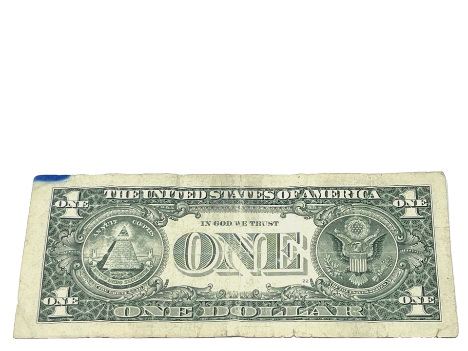 U.S. 2001, $1.00 FEDERAL RESERVE NOTE, Fine, S/N L 82050112 C (#515) - Image 2 of 2