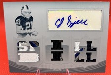2010 Topps Triple Threads White Whale Auto Relic C.J. Spiller 1/1 Plate 