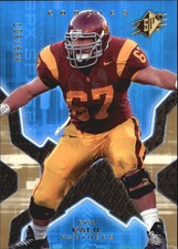 2007 SPx Rookie Parallel 1 #120 Ryan Kalil /699 - FB