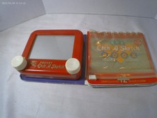 Pocket Etch a Sketch Ohio Art With Book - Tested