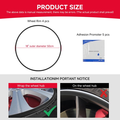 18"/19"/20" Wheel Rim Protector Hub Trim Cover For Mercedes GLC GLC300 GLC43 - Picture 10 of 28
