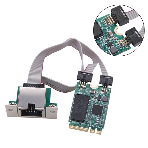 1 PC M.2 Key A+E 2.5G Gigabit Ethernet Network Lan Card RTL8125B Chipset - Zdjęcie 8 z 8