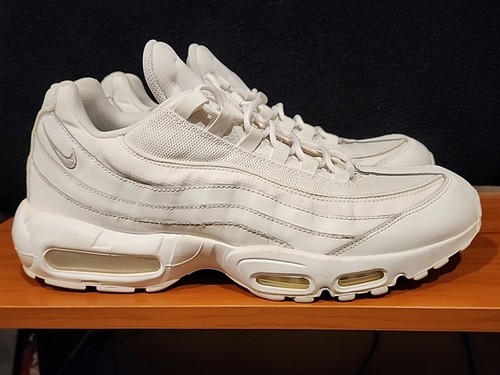 Nike Air Max 95 Essential Herren Weiß Sneaker Schuhe Größe 13 CT1268-100 - Bild 2 von 7
