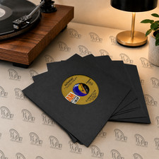 7'' Black Paper Inners Sleeves - Acid Free - 100pcs