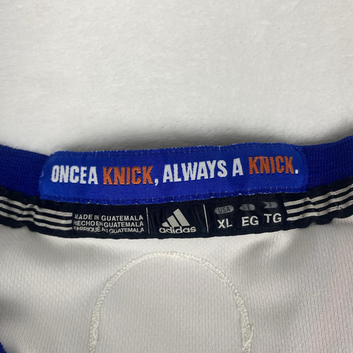 Camiseta sin mangas Adidas New York Knicks Carmelo Anthony #7 extra grande blanca NBA - Imagen 13 de 15