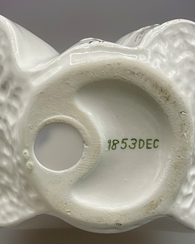 Selten! Vintage Lefton Dezember Geburtstag Mädchen Weihnachtsfigur #3 - Bild 9 von 10