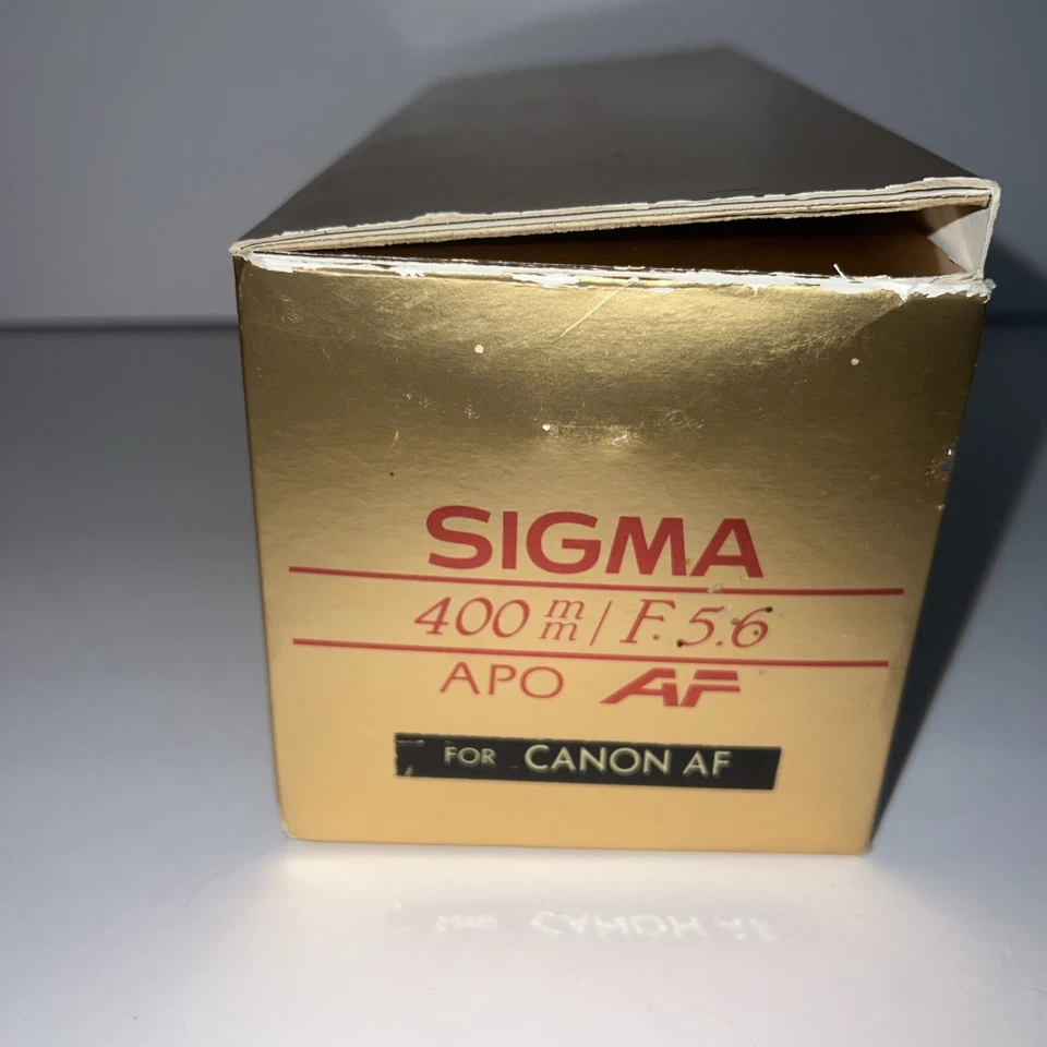 Lente teleobjetivo Sigma 400MM APO f/5,6 para Canon AF para piezas Foto 2 de 4